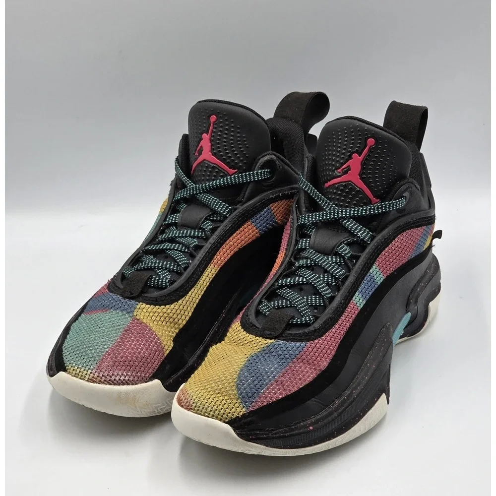 Air‎ Jordan 36 XXXVI Low Black Multi Color DH0833-063 Mens 8 Basketball Shoes